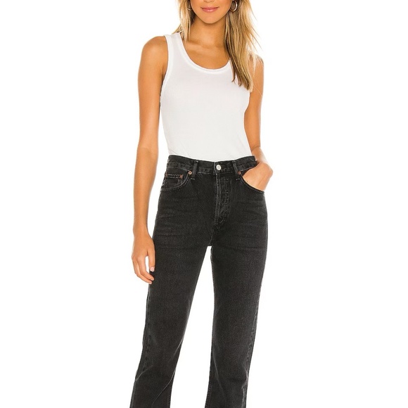 Agolde Lana Straight Jeans in Haywire Wash Women's size 26 - Picture 16 of 16